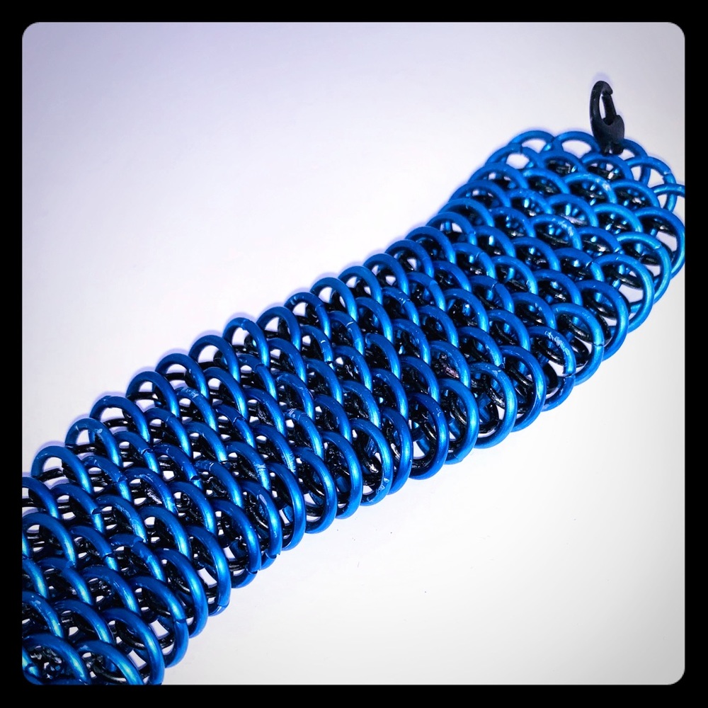 Dragon scale chain maille bracelet.